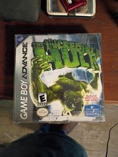 The Incredible Hulk Game Boy Advance GBA w/ Cartridge, Box, Manual, Poster