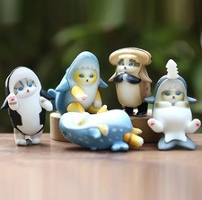 Mofusand Shark Cat Mascot Figure Set of 5 Types
