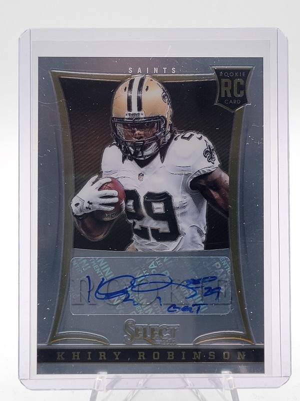 KHIRY ROBINSON 2013 SELECT ROOKIE AUTOGRAPH RC AUTO /499 #271 SAINTS Q2091