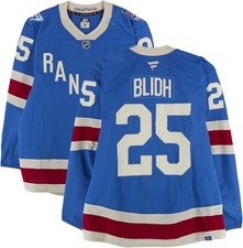 Anton Blidh Rangers GU #25 Centennial Jersey vs. Hurricanes on February 5, 2026