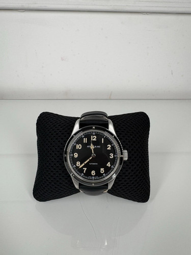 Montblanc 1858 Automatic 40mm Black Leather Watch