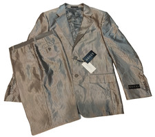 GUCCI Men's Two Piece Suit, Preloved Coat & Pent Gray Size 48/35
