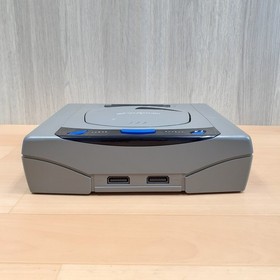 Sega Saturn Console & Virtua Gun in box with 2 controllers & 3 games Japan Gray