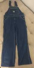 Liberty Denim Carpenter Overalls Men's Size 36x32 Blue Outdoors