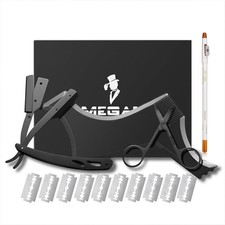 Megan beard shaping tool,5 piece set beard shaper for man - include professio...