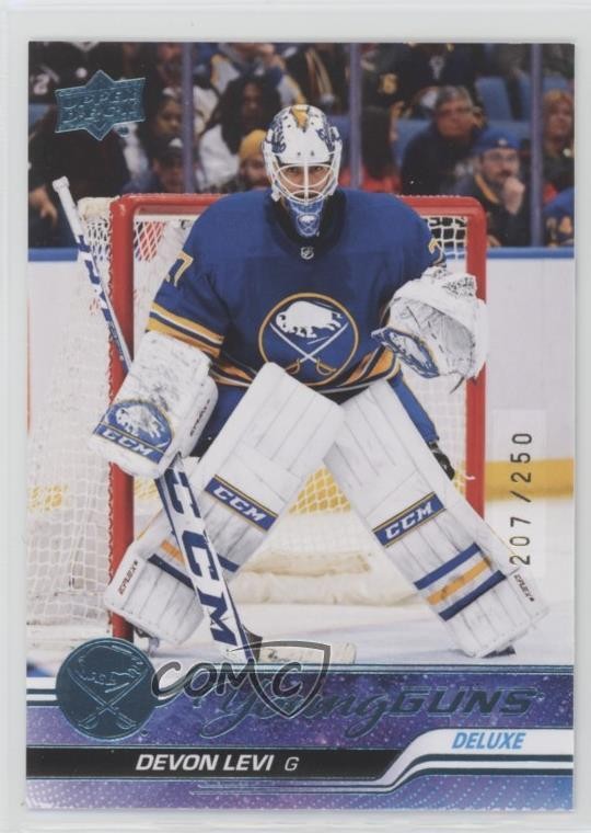 2023-24 Upper Deck Series 1 Young Guns Deluxe 207/250 Devon Levi #237 1k0r