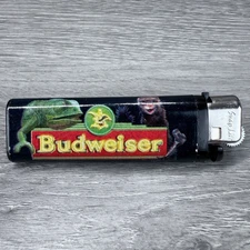 Vtg Budweiser Disposable Lighter 1998 Chameleon & Ferret Swamp Gang - Sparks