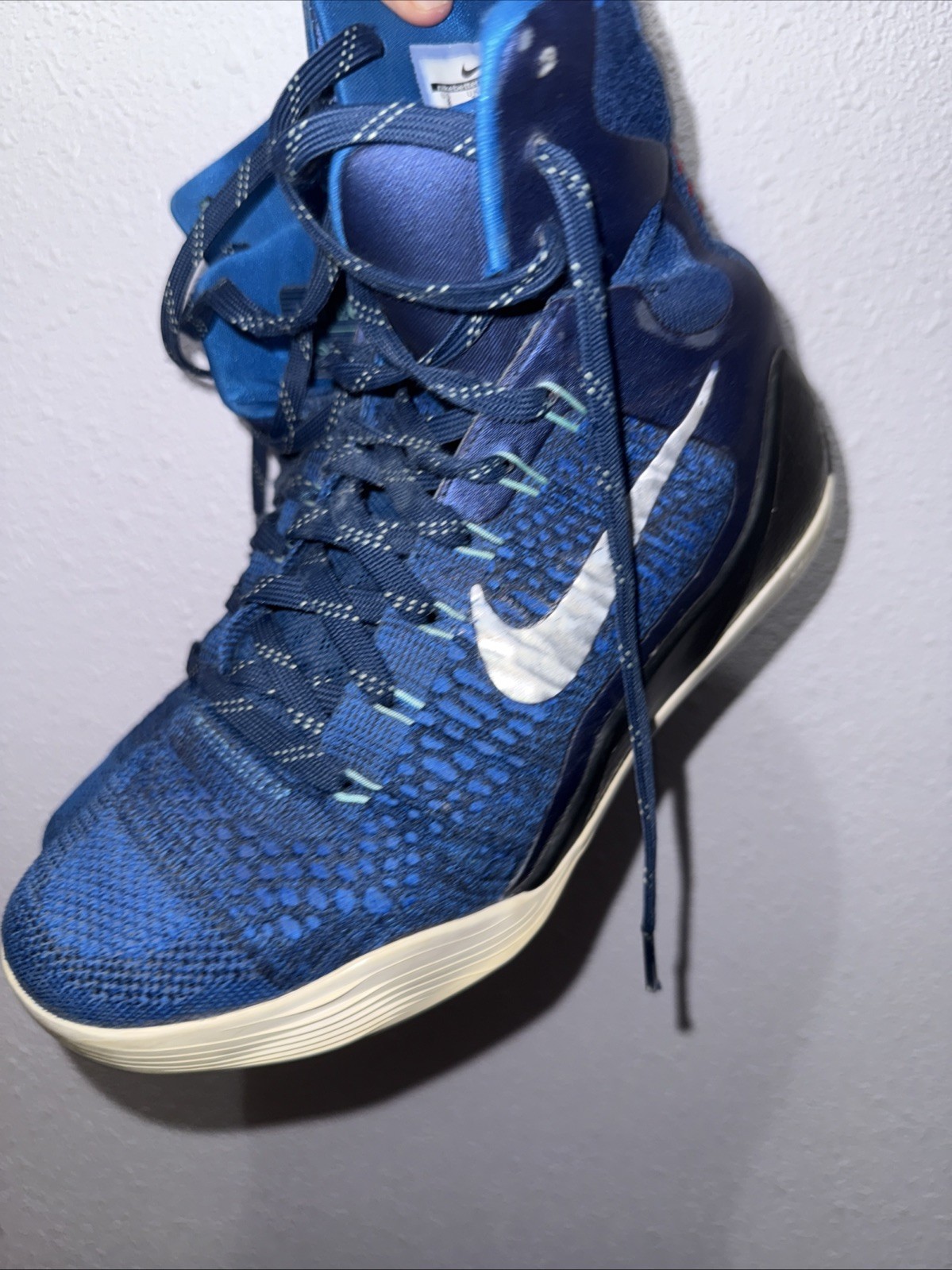Kobe 9 Elite High Legacy Brave Blue Basketball Shoes Men Size 8