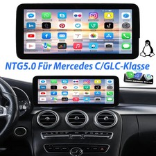 CarPlay 12,3" F&uuml;r Mercedes C/GLC-Klasse W205 NTG5.0 Linux Android Auto Autoradio