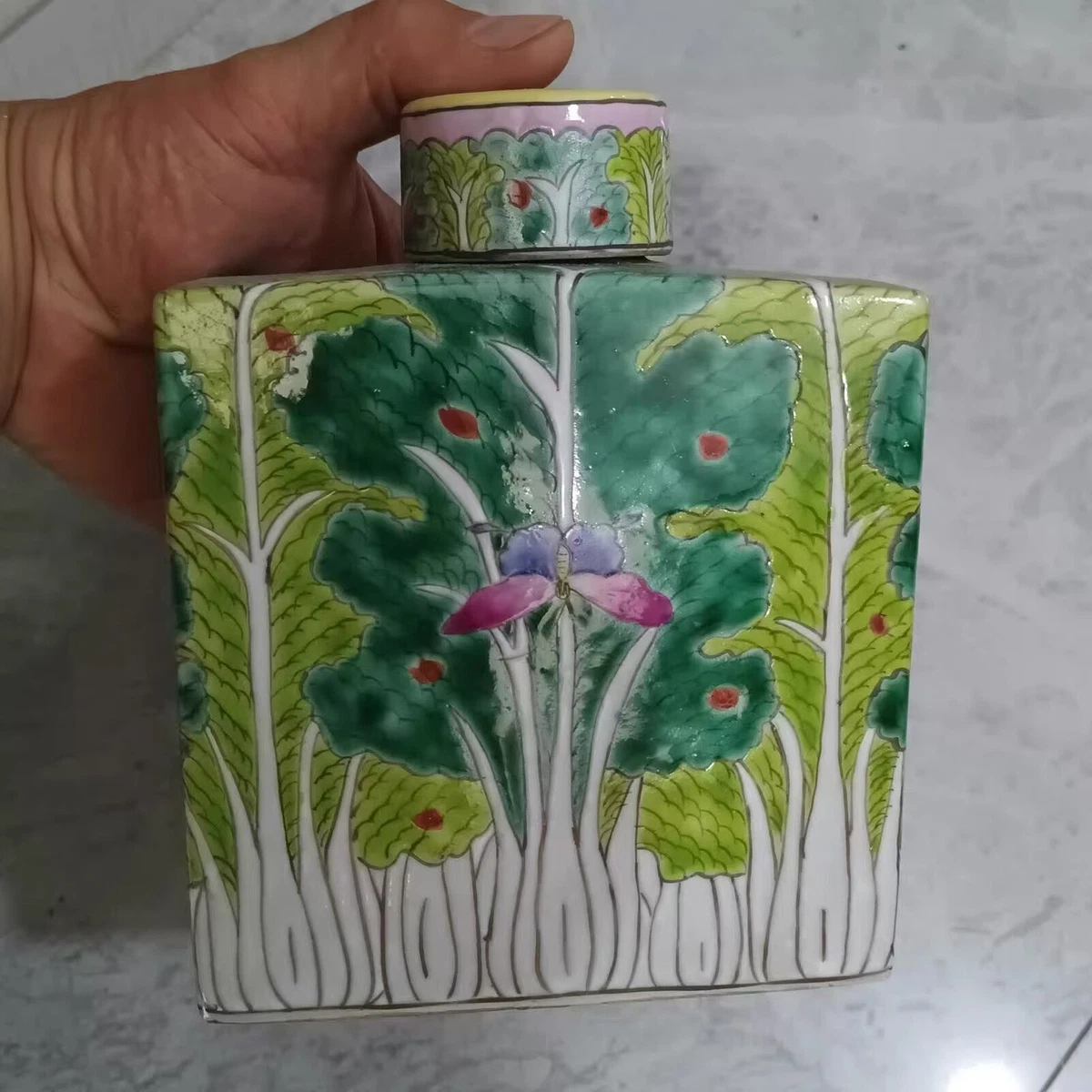 陶瓷中国古董茶叶罐| eBay