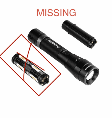 #ad Husky 3000 Lumens Dual Power LED Rechargeable Tactical Handheld Flashlight $29.95