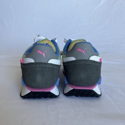 PUMA Future Rider Play On Women's Low Top Lace-Up Colorblock
