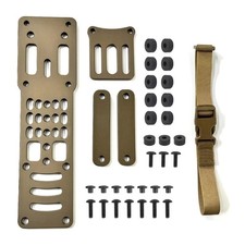 Tactical Belt Drop Metal Modular Holster Adapter Plate Adjustable QLS Platform