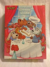 Vintage 1986 Pound Puppies Puzzle Complete 63 piece