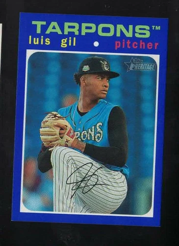 2020 Topps Heritage Minor League Edition Blue /99 Luis Gil #145 - Picture 1 of 2