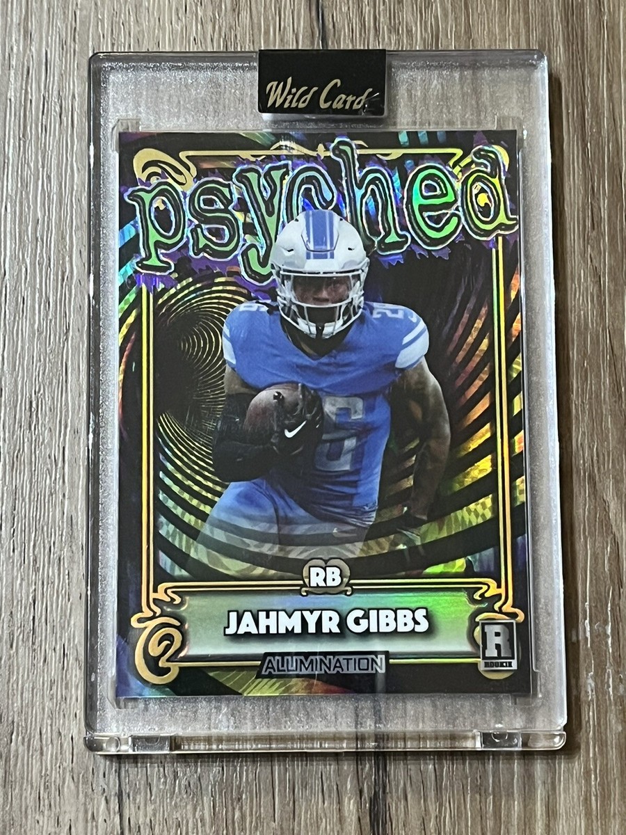 Jahmyr Gibbs 2023 Wild Card Alumination Rookie Edition Psyched #d