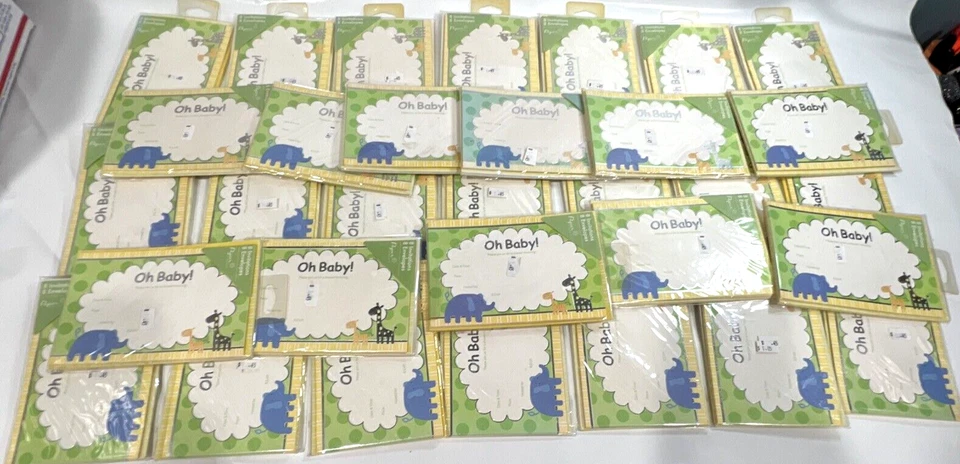 Baby Shower & Baby Arrival Invitations Cards Large Mixed Lot (150 Multi-Packs) - Image 3 of 4
