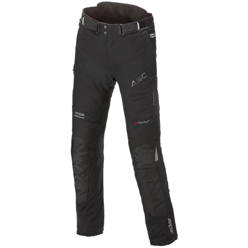 Pantalones Rocca hombre negros pantalones textiles pantalones de moto pantalones de turismo impermeables - Imagen 1 de 2