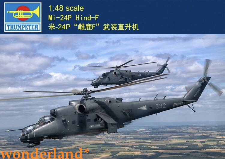 Trumpeter 05829 1:48 Scale  Mi-24P Hind-F Aircraft Model Kit