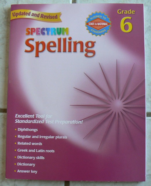 Spectrum Spelling Grade 6 Answer Key Spectrum Spelling Grade 6 Answer Key