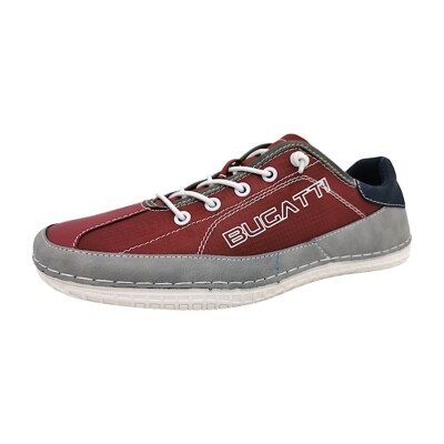 Bugatti Bimini Herrenschuhe Schnürschuhe Rot Freizeit