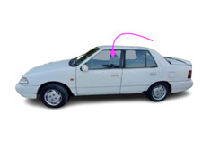 Fits: 1990-1994 Hyundai Excel 4D Sedan Front Left Driver Side Door Window Glass