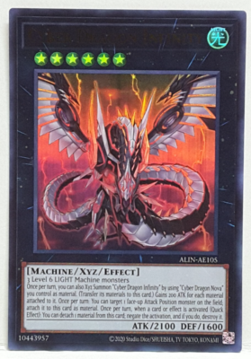 Yugioh Asian-English Cyber Dragon Infinity ALIN-AE105 Ultra Rare