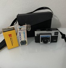 Vintage Kodak Instamatic X-15 Camera w/ Carry Case, Flash Cubes, Film- Untested