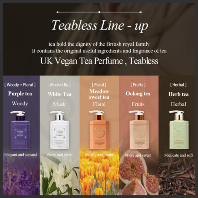 Teabless Perfumed Body Wash 500ml, Kbeauty, Korean cosmetic, Hypoallergenic
