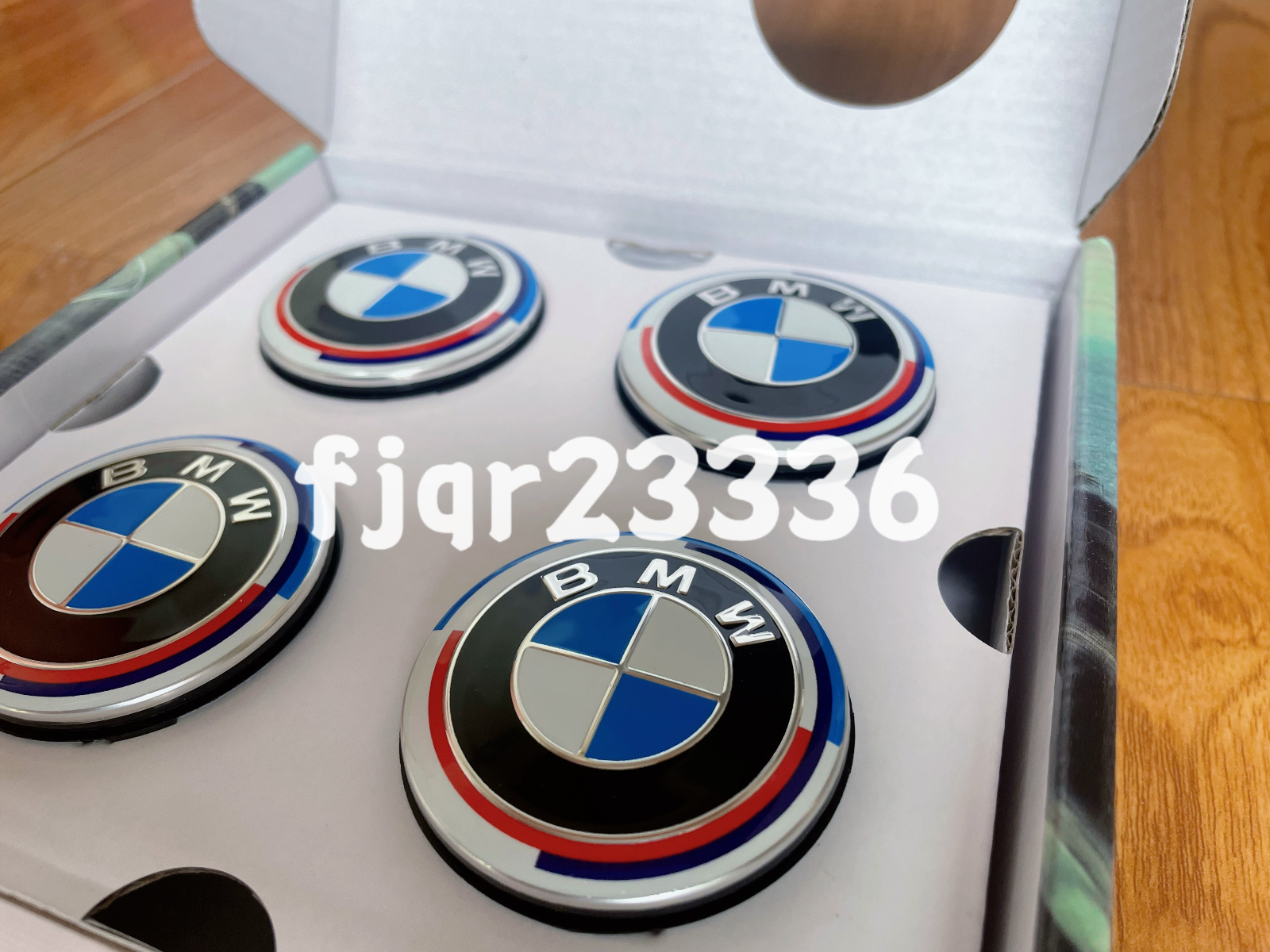 50th Anniversary Emblem 56mm Floating Wheel Center Caps Set of 4