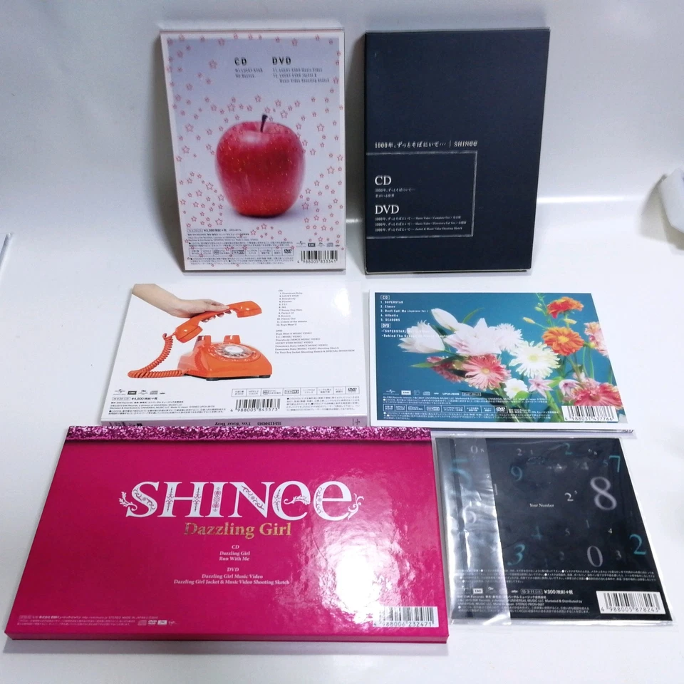 CD+DVD SHINee Japan Japanese Single Album Set of 6 First Limited No Photocard - Image 2 of 4