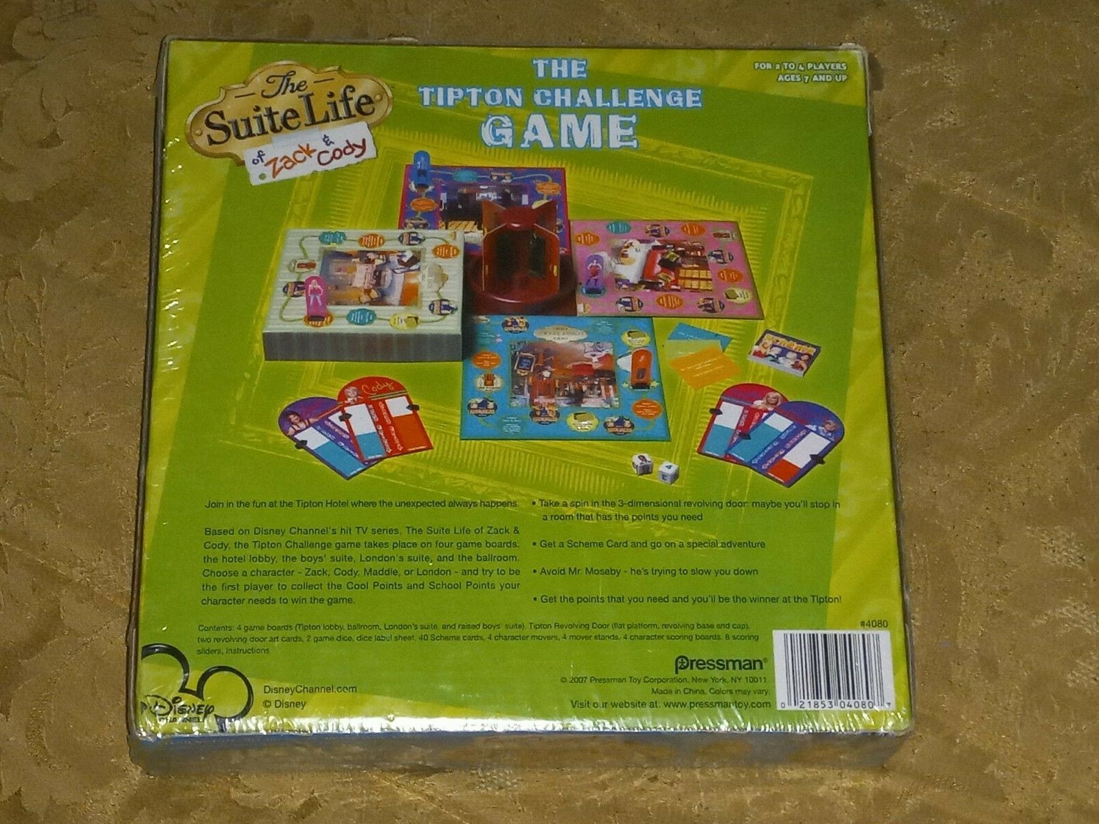 New Pressman Disney The Suite Life of Zack & Cody Tipton Challenge Game  2007 21853040807 | eBay