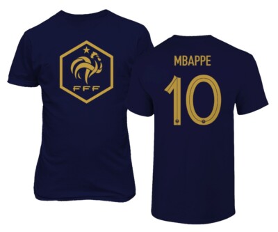 France Soccer #10 Mbappe World Football Fans Adult and Youth T-Shirt
