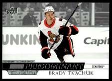 2020-21 Upper Deck Predominant Brady Tkachuk Ottawa Senators #PR-4