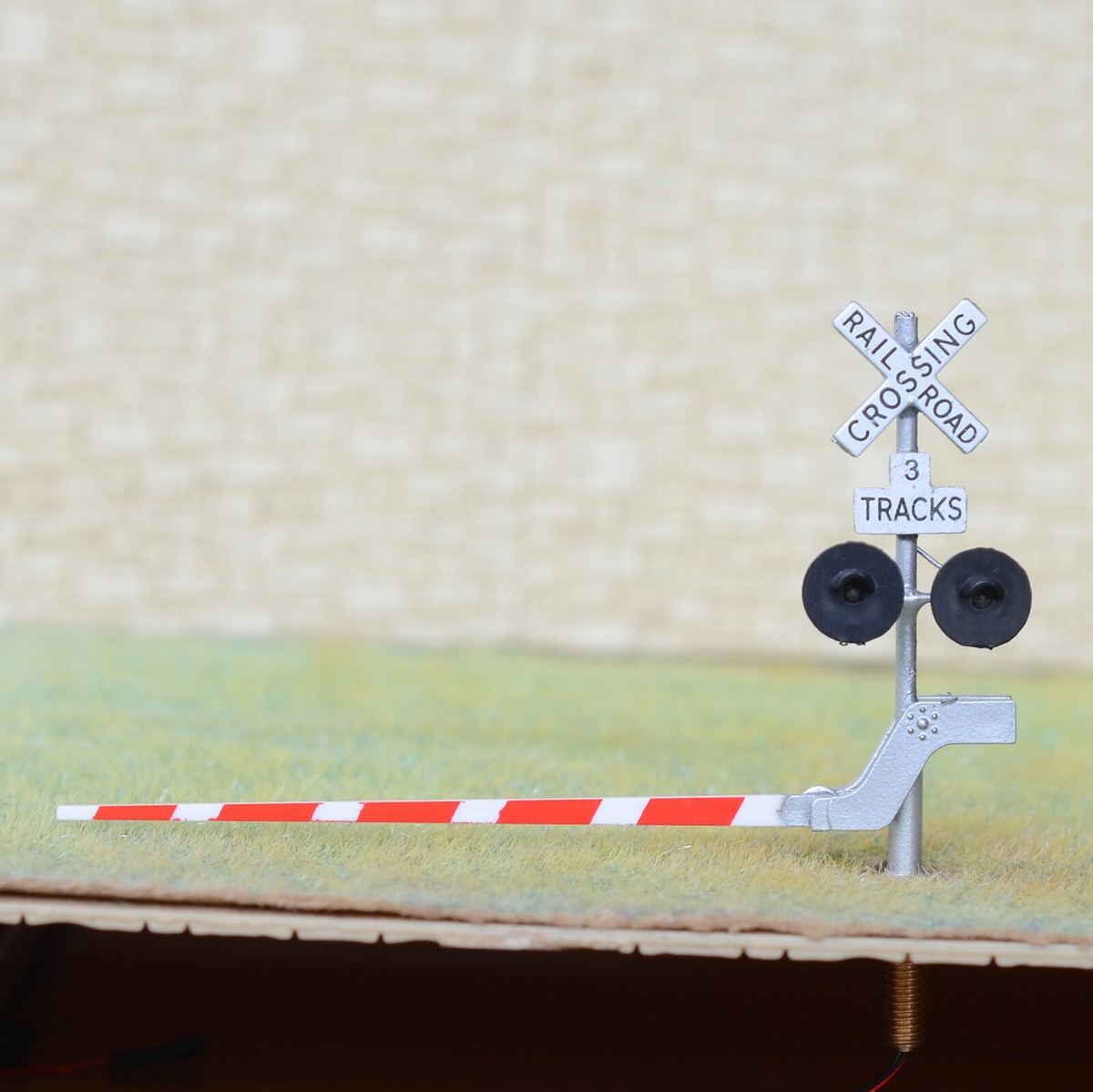 1 X HO / OO Silver Cantilever Signal Bridge LED 2 Aspect Single Track Right Side - Foto 4