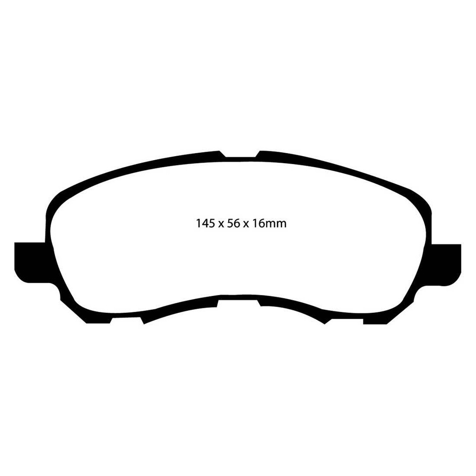 EBC Redstuff Bremsbeläge Vorderachse EBC102529 für Jeep Compass eBay