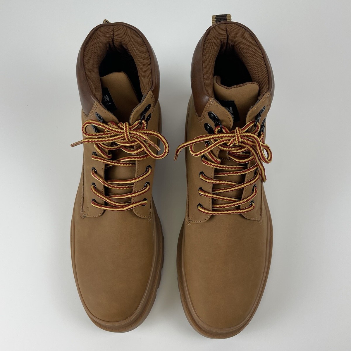 Madden Steve Madden Gabber Boots Mens Size 12 Tan Lace Up  display picture 2