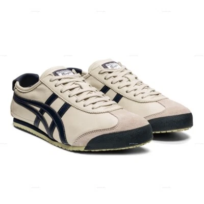 NEW WITHOUT BOX | SHIPPED WITH FOAM PACKAGING Authentic Onitsuka Tiger MEXICO 66 1183C102 200 BIRCH PEACOAT New With Box