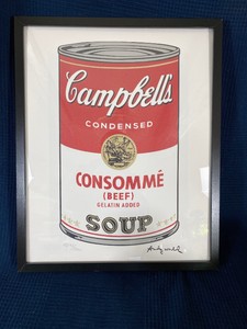 Litografia De Por Andy Warhol Campbell S Soup Consume Pano Del Cmoa Ebay
