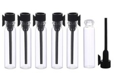 20 CT. EMPTY SMALL GLASS PERFUME SAMPLE VIAL BOTTLE 1ml Vials Tubes Bottles