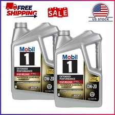 2 Pack Mobil 1 Extended Performance High Mileage Full Synthetic Motor Oil 0W-20