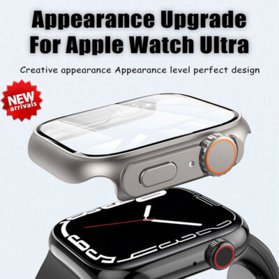 Upgrade to Ultra Full Cover Case Screen Protector For Apple Watch