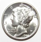 1944 S Mercury Dime CHOICE BU (Z138)