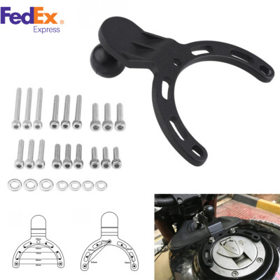 #ad Adjustable Motorcycle Gas Tank Mount GPS Phone Bracket For Kawasaki Honda Yamaha $14.91