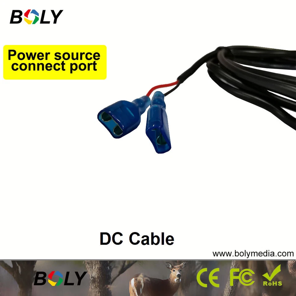 79inch/2M DC External Power Cable Battery Connect Cord for External Power Source - Image 4 of 4