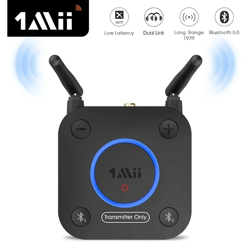 1Mii B06TX Bluetooth 50 Transmitter for TV to Wireless