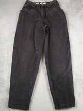 Vintage Calvin Klein Jeans Womens 8 Black High Rise USA 90s 80s