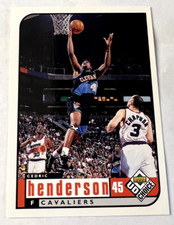1998 Upper Deck UD Choice #27 Cedric Henderson Cleveland Cavaliers NBA