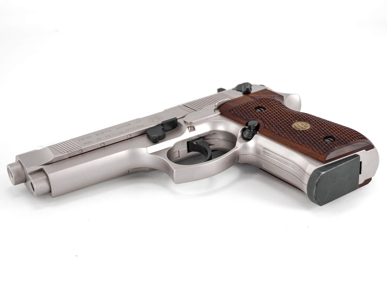 UMAREX BERETTA M92 FS Real Wood Grips CO2 .177 NBB PELLET GUN + Case eBay