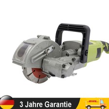 Mauernutfräse Mauerfräse 4KW Elektrische Schlitzfräse Wandfräse mit 5 Sägeblatt